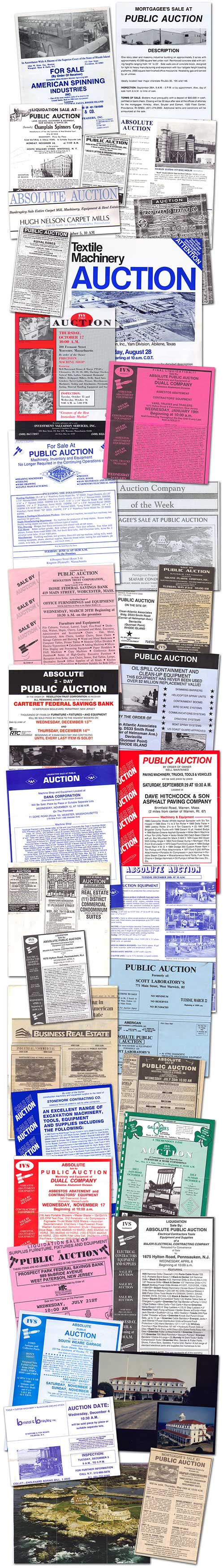 Samples from some of other auctions